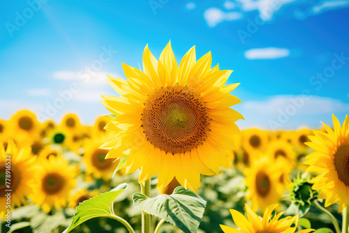 sunflowers in the garden.