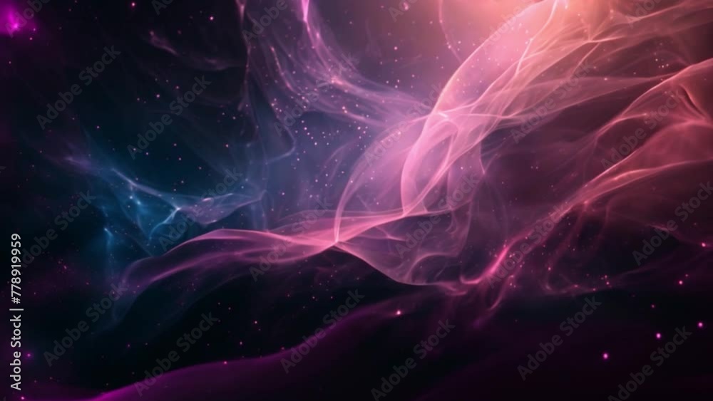 Blue and Pink Abstract Background With Stars Blue and Pink Abstract Background With Stars