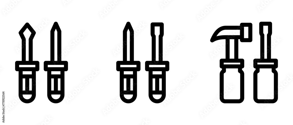 screwdrivers icon or logo isolated sign symbol vector illustration - high quality black style vector icons
screwdrivers icon or logo isolated sign symbol vector illustration - high quality black style vector icons