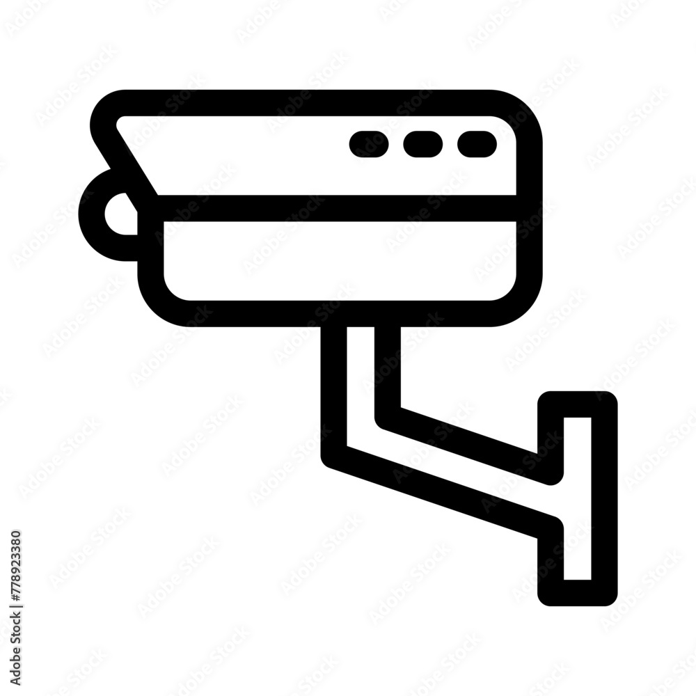 security camera icon or logo isolated sign symbol vector illustration - high quality black style vector icons security camera icon or logo isolated sign symbol vector illustration - high quality black style vector icons