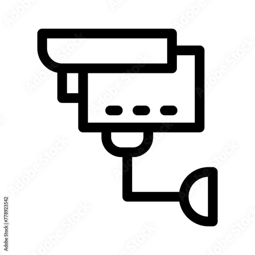 security camera icon or logo isolated sign symbol vector illustration - high quality black style vector icons