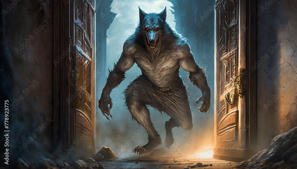 werewolf - obrazy, fototapety, plakaty 