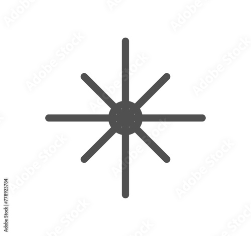 Creativity related icon outline and linear vector.