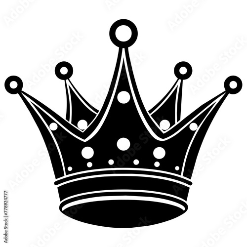 set of crown, black King crown silhouette vector illustration,icon,svg,acoustic crown queen characters,Holiday t shirt,Hand drawn trendy Vector illustration,crowns on black background