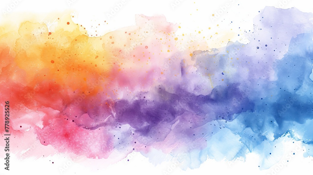 A watercolor background with light colors