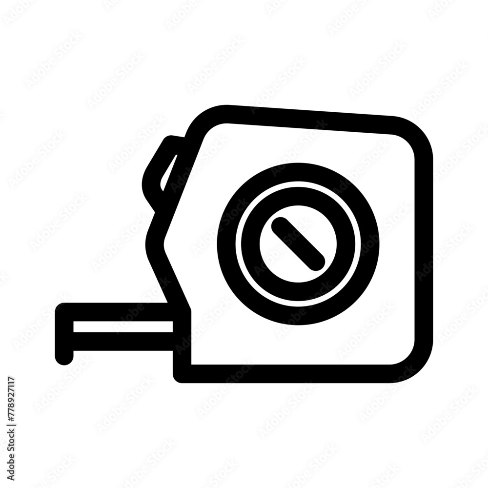 tape measure icon or logo isolated sign symbol vector illustration - high quality black style vector icons tape measure icon or logo isolated sign symbol vector illustration - high quality black style vector icons