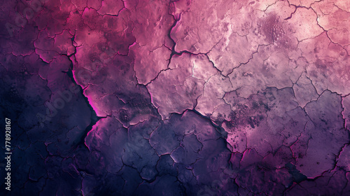 Vibrant Pink and Purple Abstract Cracked Texture Background © Yulia
