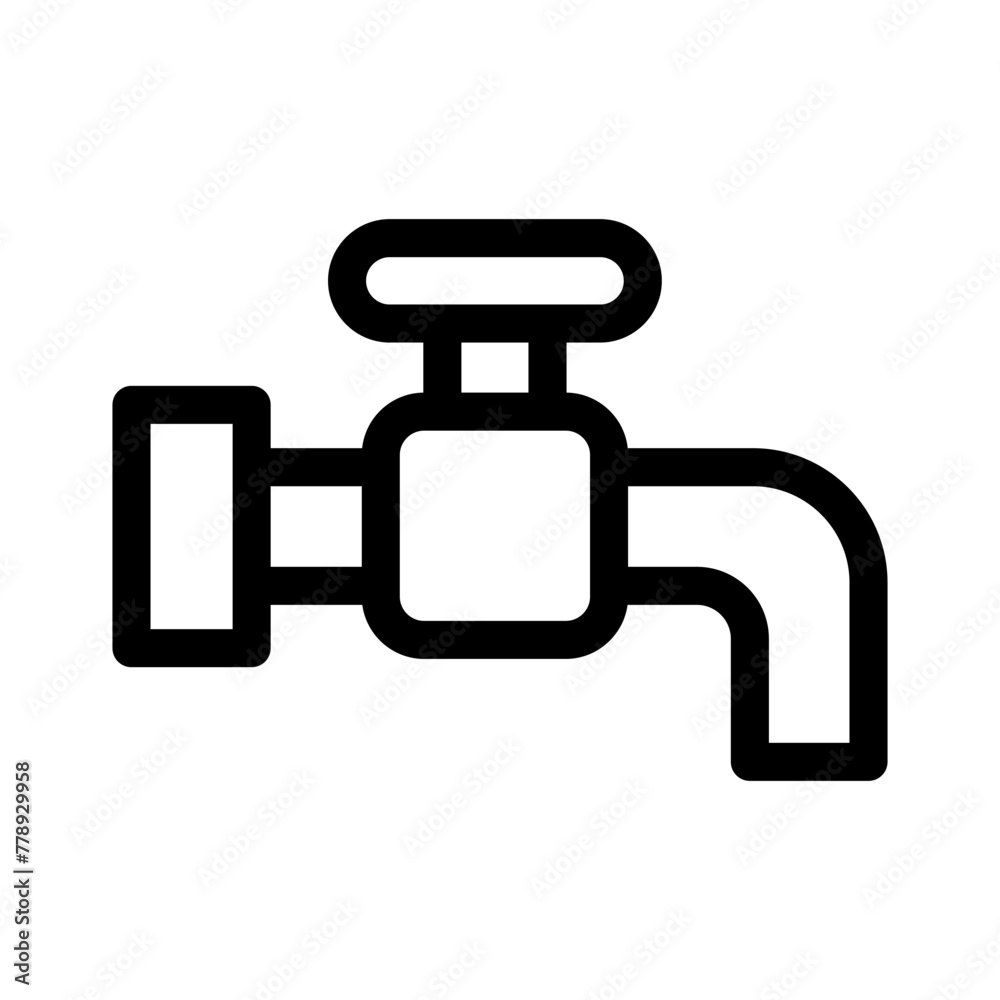water tap icon or logo isolated sign symbol vector illustration - high quality black style vector icons water tap icon or logo isolated sign symbol vector illustration - high quality black style vector icons