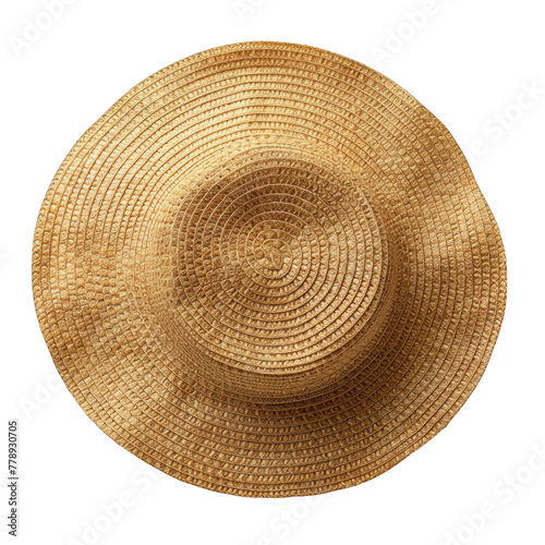 Isolated sun hat on clear background. Essential headwear for protection from UV rays png