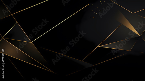 Black gold royal award graphic background lines glitter elegant sparkle modern glitter template luxury premium corporate abstract design