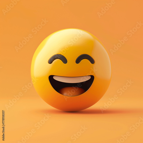 Happy and smiling emoji, smiley