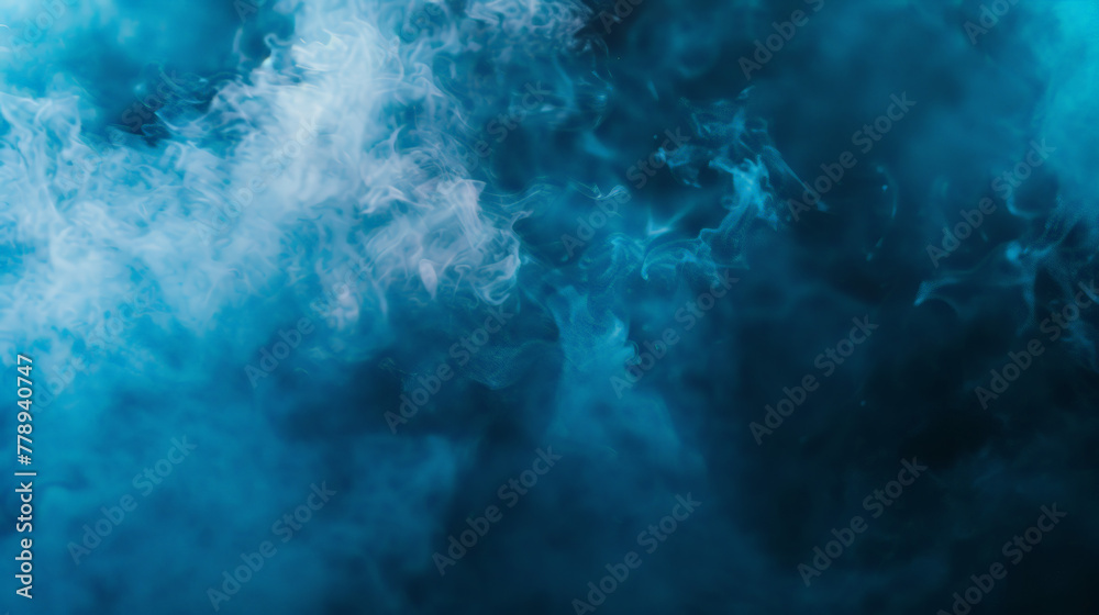 blue smoke background