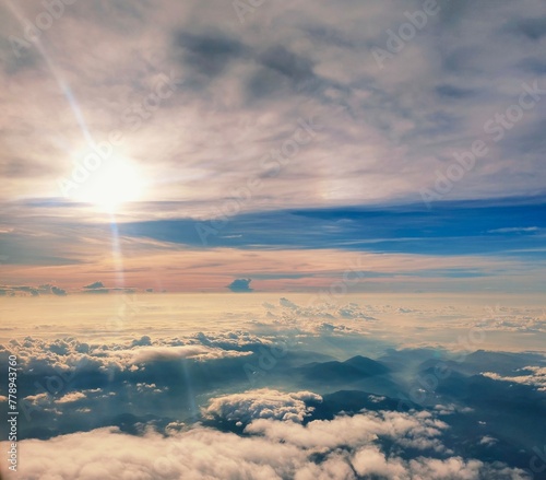 clouds and sun © Elaine