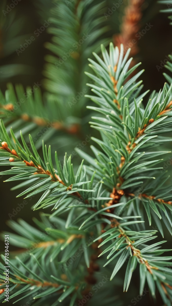 Pine Fir Branch: Evergreen Beauty in Nature