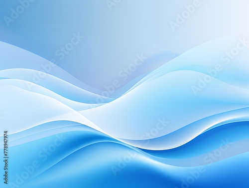 Sky Blue fuzz abstract background  in the style of abstraction creation  stimwave  precisionist lines with copy space wave wavy curve fluid design 