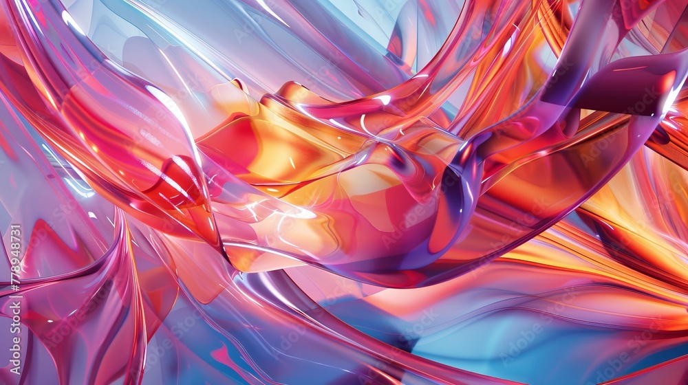 Abstract 3d rendering of wavy surface Creative background design Abstract 3d rendering of wavy surface Creative background design
