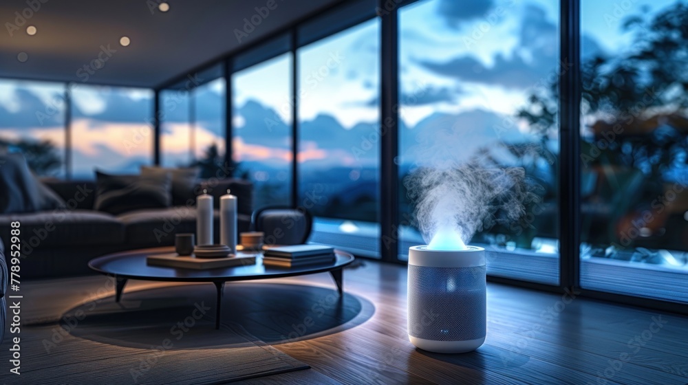 Technology of air purifier for the health at smart home.