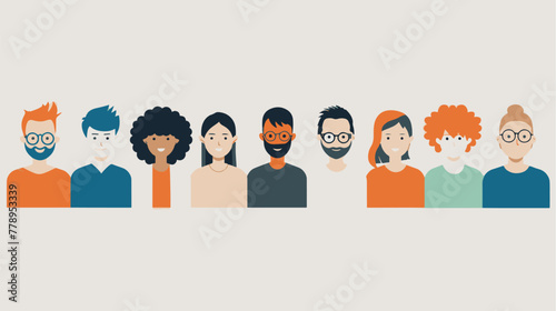 A business team. group of diverse professional people