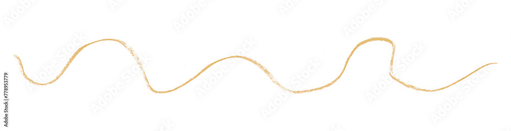 light brown pencil strokes isolated on transparent background - obrazy, fototapety, plakaty 