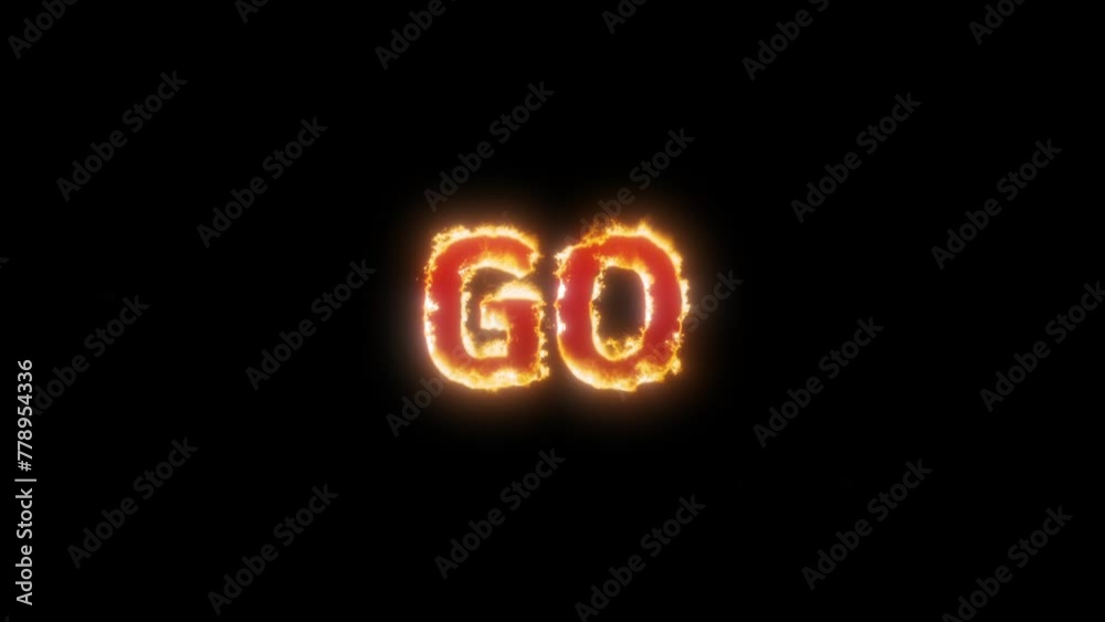 go green sign competition title text background