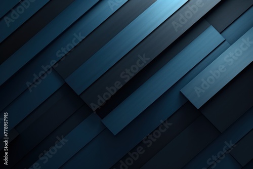 Navy Blue and black modern abstract squares background with dark background in blue striped in the style of futuristic chromatic waves, colorful minimalism pattern 