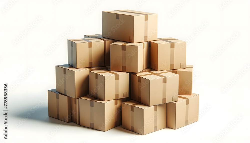 Pile of Cardboard Boxes Ready for Shipping
Pile of Cardboard Boxes Ready for Shipping