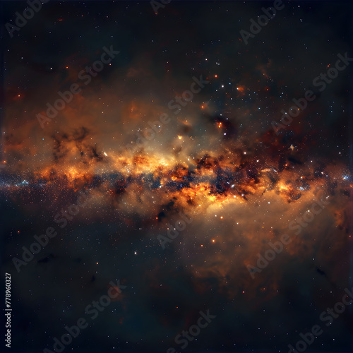 Exploring the Cosmic Infinity: Dramatic Capture of the Milky Way Galaxy