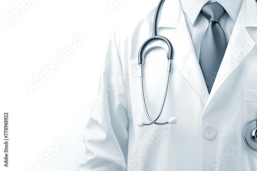 medic isolated on white background photo