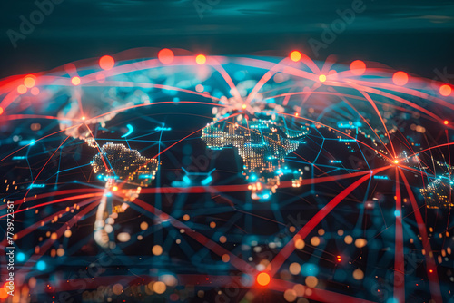 Communication technology with global internet network connected