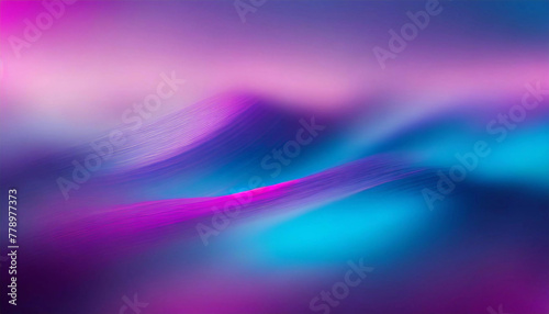 Blue and pink abstract gradient blurred backdrop, illustration.