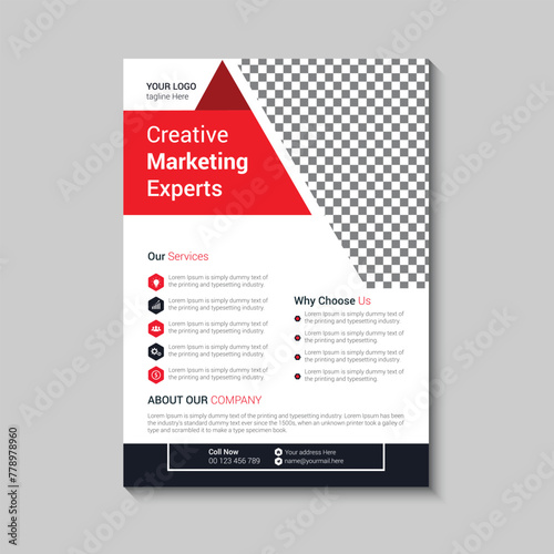 Corporate flyer design template © Imran_Hosen