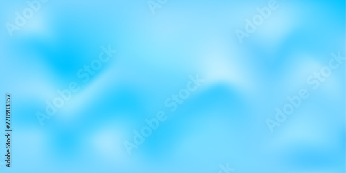 Vector soft blurred sky blue abstract gradient background template with grainy texture. sky pastel gradient background design.
