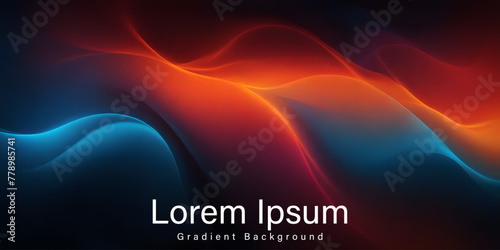 Abstract line smokes gradient background, beautiful abstract template, colorful waves, Modern abstract colorful background, Suited for poster, cover, banner, brochure, science, website
