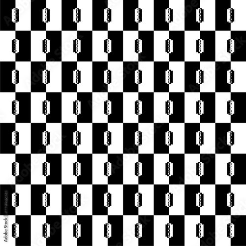 Razor Blade Shape in Contrast Color, Black White, can use for Wallpaper, Cover, Decoration, Ornate, Ornament, Background, Wrapping, Fabric, Textile, Fashion, Tile, Carpet Pattern, etc. Vector 