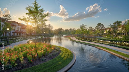 Capture the amenities and features of master-planned communities as you document parks trails