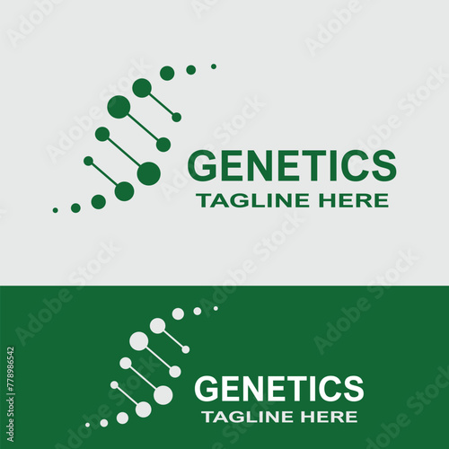 DNA logo vector