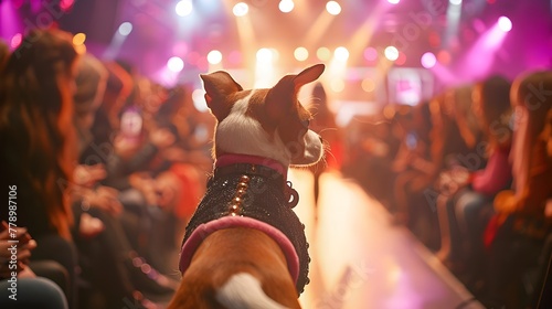 Adorable Pets Strutting Their Custom-Made Outfits on a Fashionable Runway Show