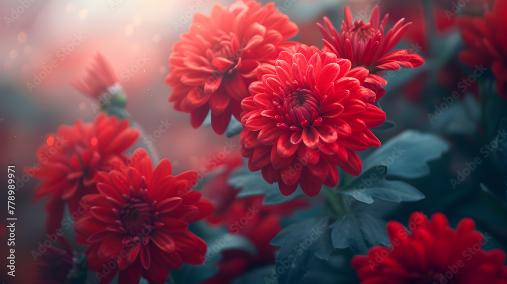 Chrysanthemum violet flowers blooming in a garden. Beauty autumn flowers art design. Bright vivid colors. Nature background. Autumn Backdrop, fall Chrysanthemum violet flowers blooming in a garden. Beauty autumn flowers art design. Bright vivid colors. Nature background. Autumn Backdrop, fall