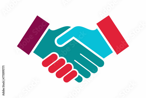 handshake-symbol-vector illustration 