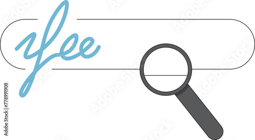 Searching for information.	