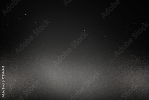 Silver black glowing grainy gradient background texture with blank copy space for text photo or product presentation 