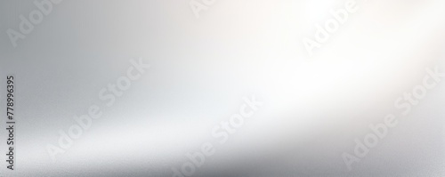 Silver white glowing grainy gradient background texture with blank copy space for text photo or product presentation photo