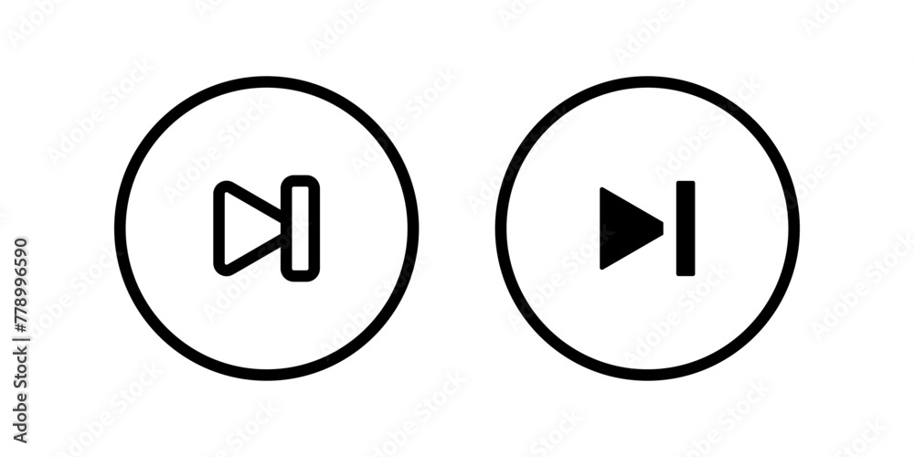 Next icon. flat illustration of vector icon for web Next icon. flat illustration of vector icon for web
