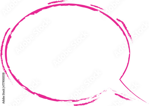 pink frame with copyspace