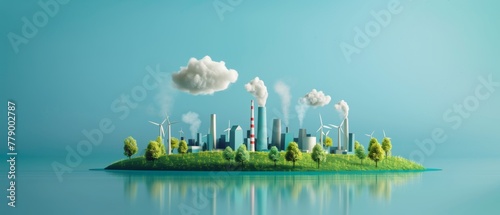 Zero emission of greenhouse gases by 2050. Carbon neutrality target. Plan for a climate-neutral long term future. No toxic gases, carbon capture and storage technologies.