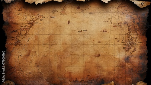 Old world map background photo
