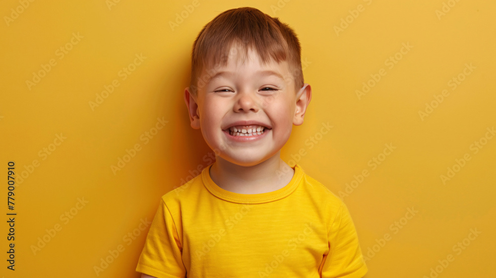 Little boy smiling showing beautiful teeth and smile Little boy smiling showing beautiful teeth and smile