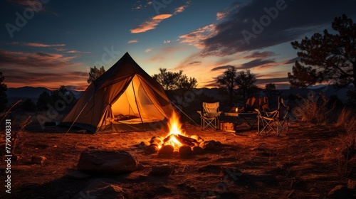 Camping under the Stars in the Great Outdoors