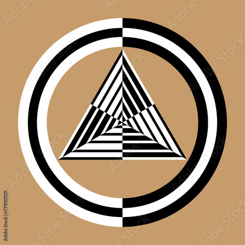 Triangle colorful sign  1 копия