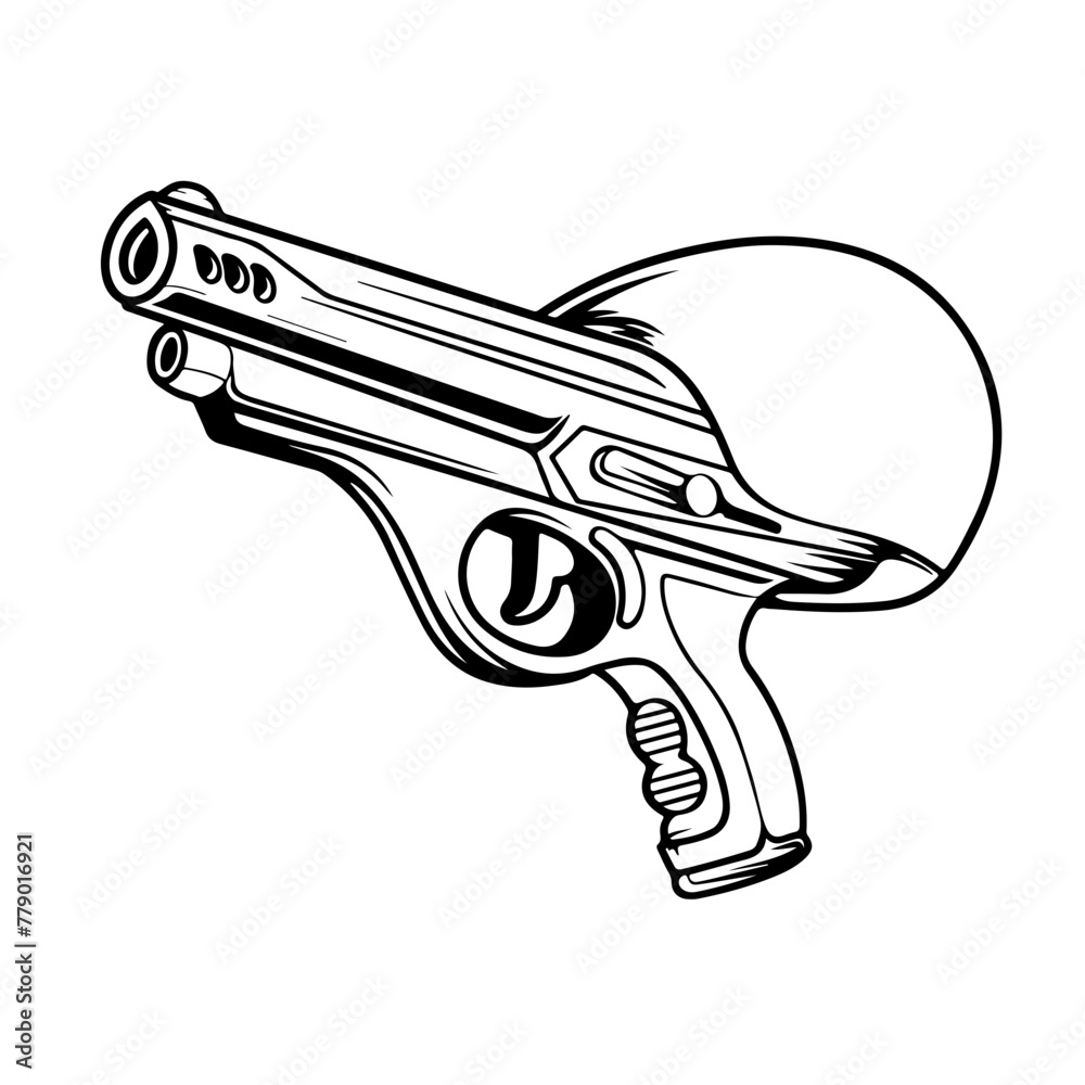 Alien Gun Logo Design